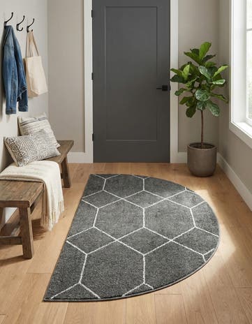 3' x 6' Lattice Frieze Hearth Rug