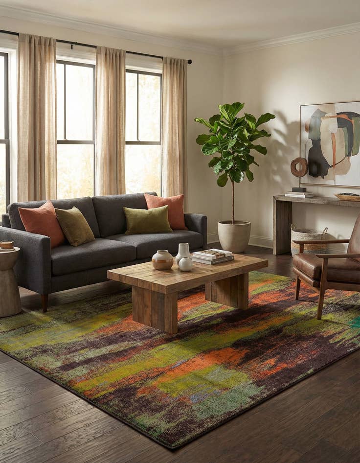 Detail image of  10' x 13'  Washable Sevilla Rug