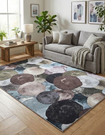 Multi Gray Medina Rug