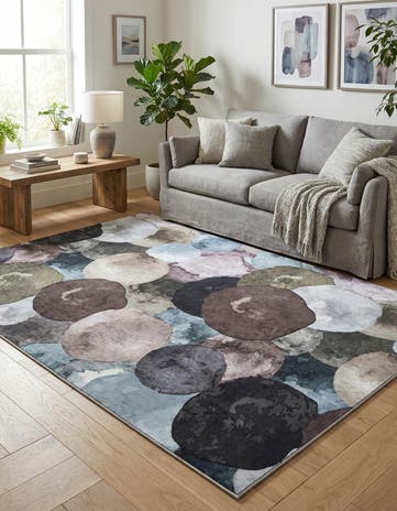 Multi Gray Medina Rug