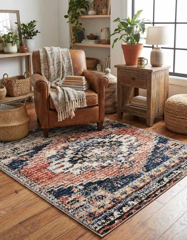 Detail image of  4' x 4' Tucson Square Rug