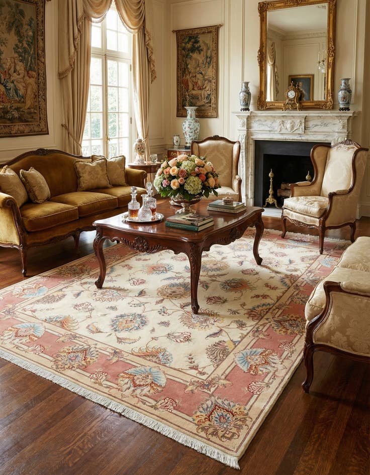 Detail image of 4' 11 x 6' 11 Tabriz Rug