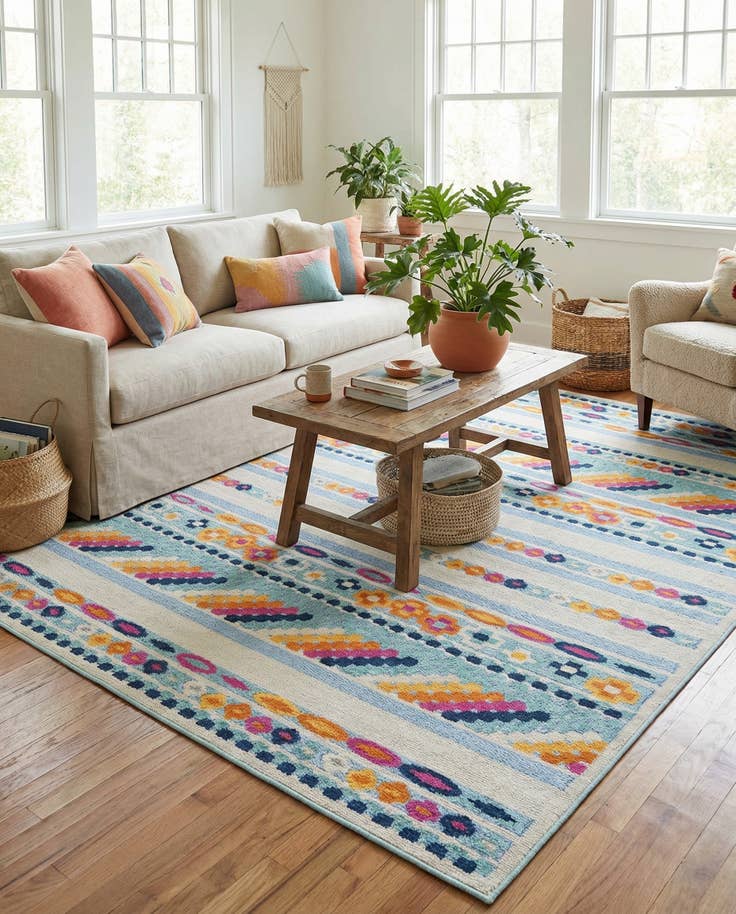 Detail image of 7' 10 x 10' Easy-Clean Aruba Indoor / Outdoor Rug