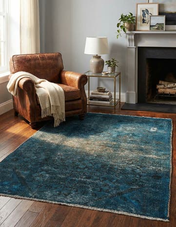 3' 5 x 4' 10 Hand Knotted Ultra Vintage Persian Wool Rug