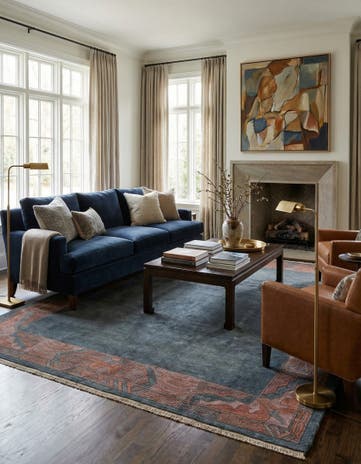 8' 4 x 11' 3 Hand Knotted Nepal Wool Rug