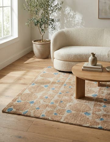 3' 3 x 4' 10 Hand Knotted Moroccan Wool Rug