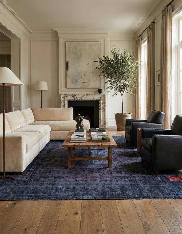 Detail image of 9' 9 x 13' 3 Hand Knotted Ultra Vintage Persian Wool Rug