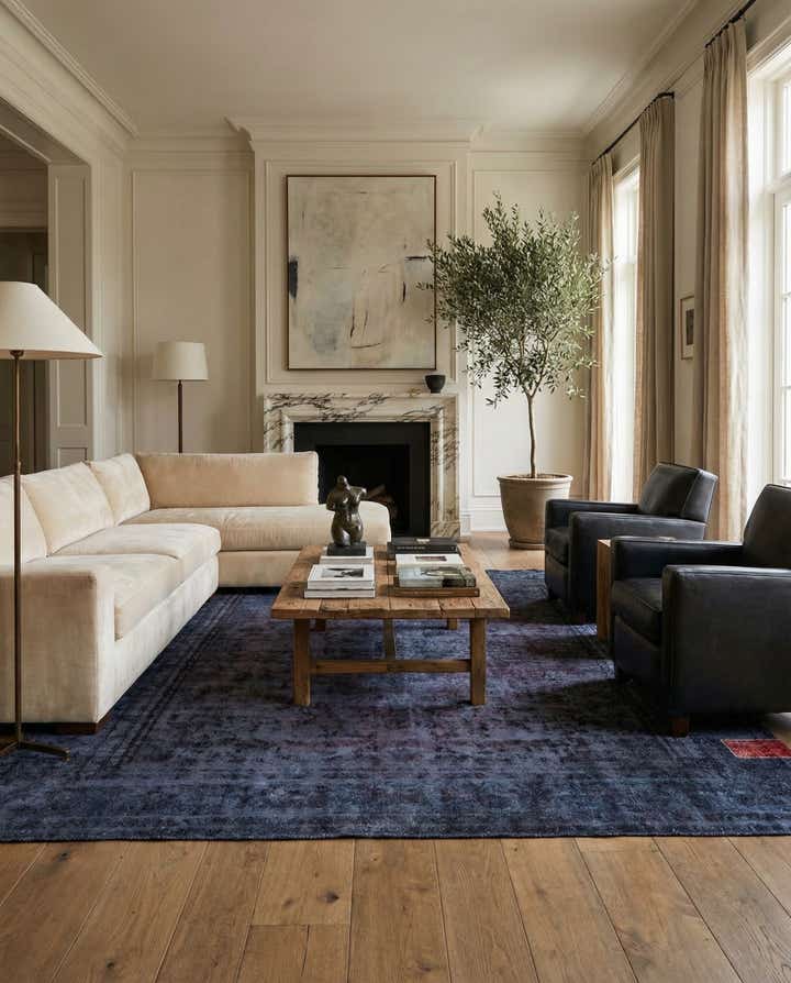 9' 9 x 13' 3 Hand Knotted Ultra Vintage Persian Wool Rug