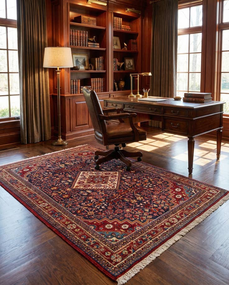 Detail image of 4' 3 x 6' 11 Djosan Wool Rug