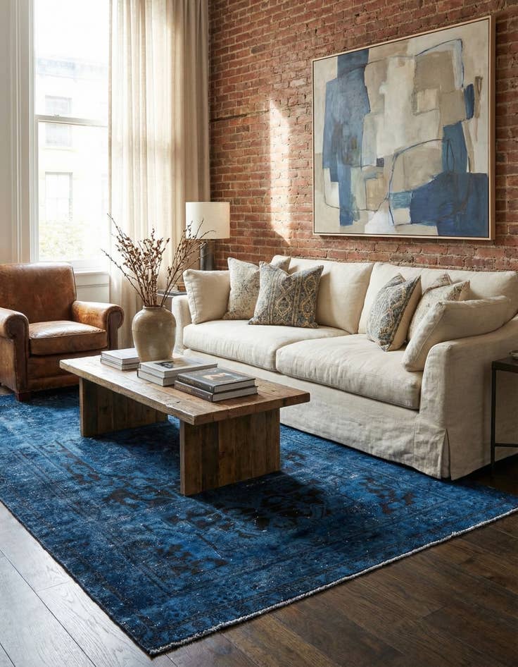 Detail image of 4' 9 x 10' 4  Hand Knotted Ultra Vintage Persian Wool Runner Rug