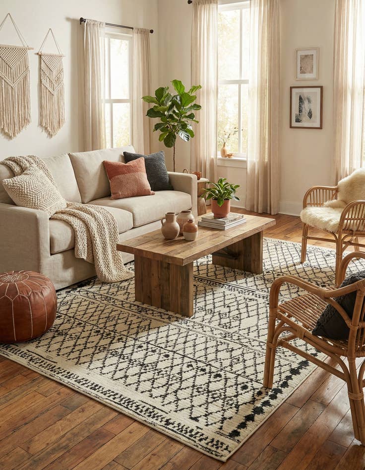 Detail image of 9' x 12' 2 Morocco Rug