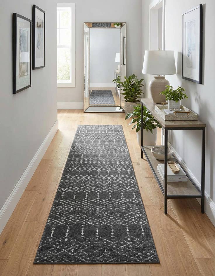 Detail image of 3' x 13' Paxon Trellis Runner Rug