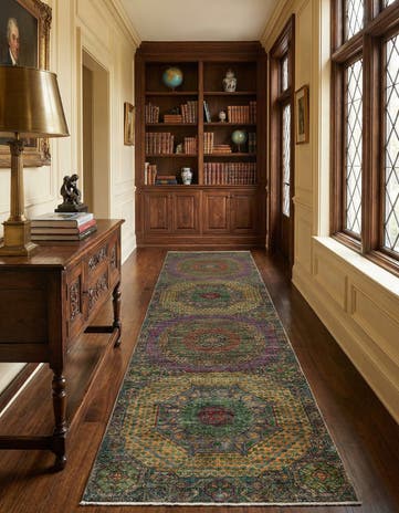 2' 7 x 9' 10 Amina Wool Runner Rug