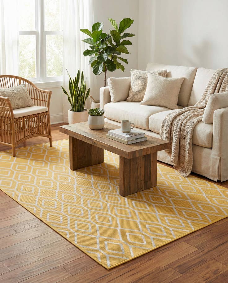 Detail image of 4' x 6' Easy-Clean Jill Zarin Turks and Caicos Indoor / Outdoor Rug