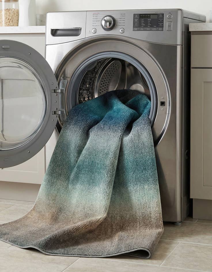 Detail image of  7' x 10'  Washable Hyacinth Rug