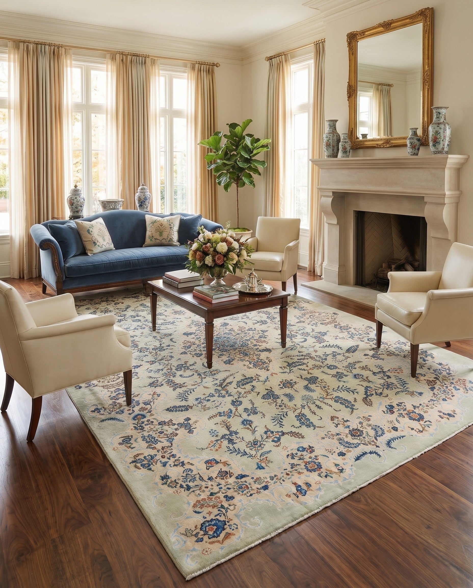 7' 10 x 11' 5 Kerman Rug