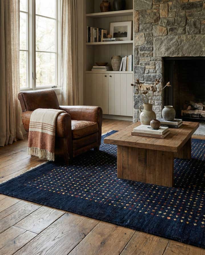 3' 11 x 5' 7 Gabbeh Rug