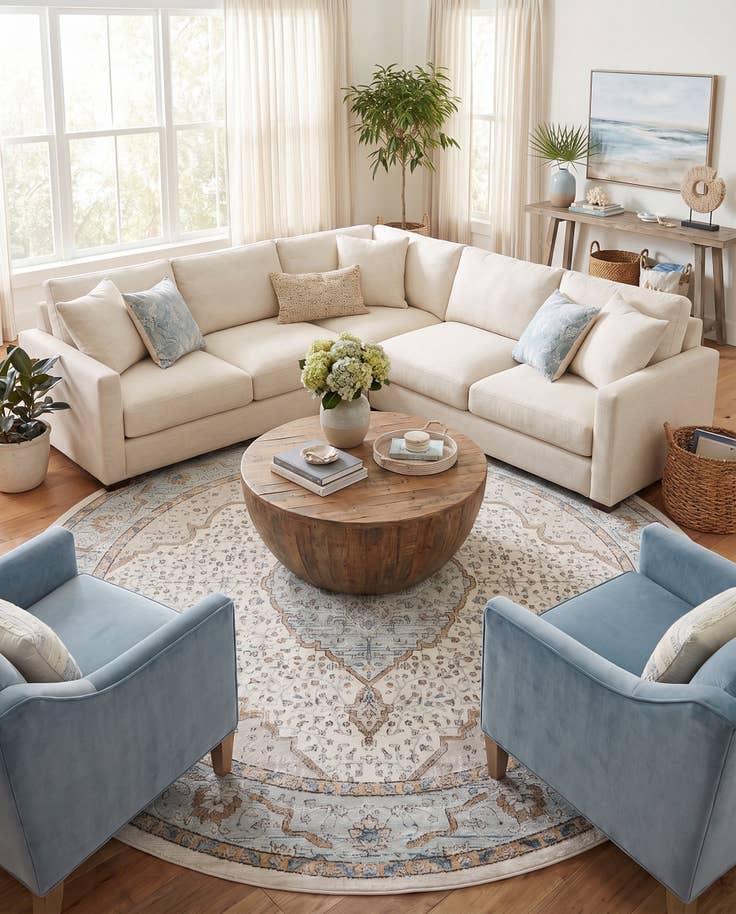 Detail image of 12' x 12' Nyla Round Rug
