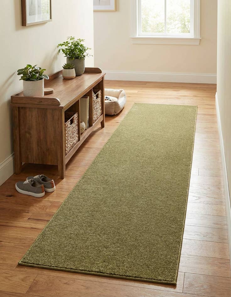 Detail image of 2' x 8' Everyday Solid Runner Rug