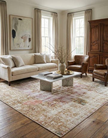 9' 6 x 12' 7 Hand Knotted Ultra Vintage Persian Wool Rug