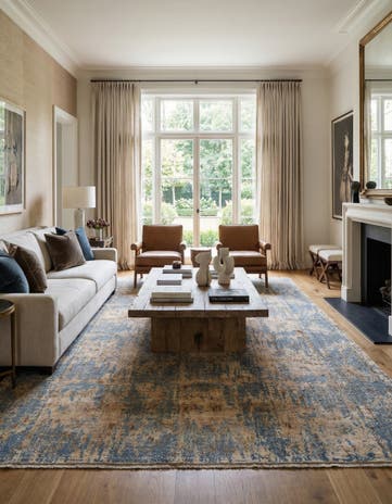 9' 3 x 13' 4 Hand Knotted Ultra Vintage Persian Wool Rug