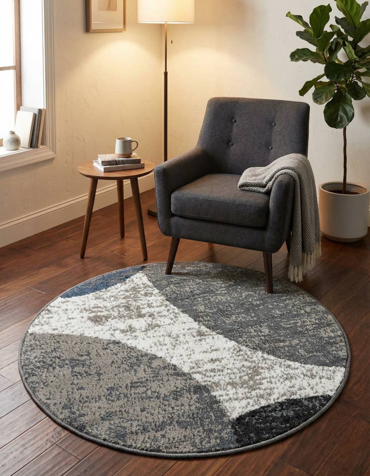 Detail image of 3' x 3' Oslo Round Rug