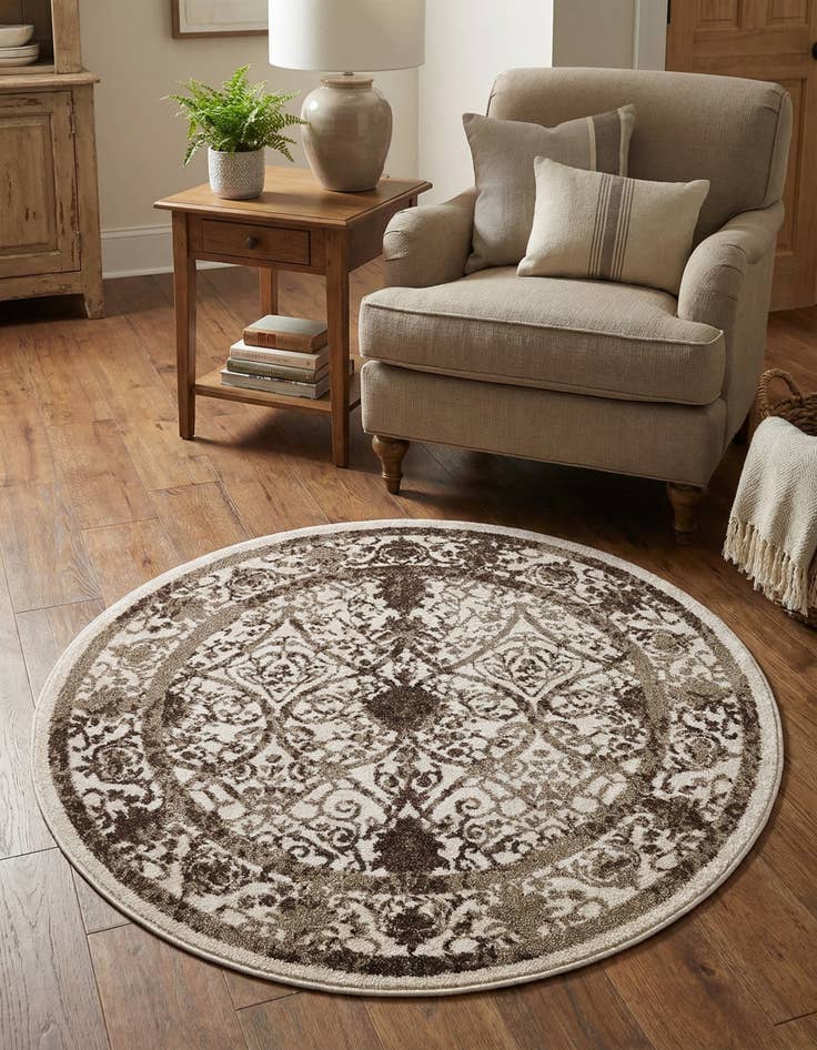 Detail image of  3' x 3' Miranda Round Rug