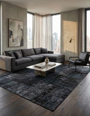 8' 4 x 10' 1 Hand Knotted Ultra Vintage Persian Wool Rug