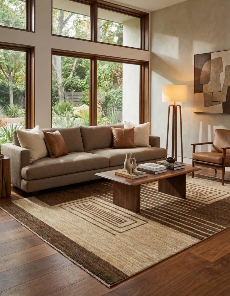 Detail image of 5' 7 x 8' 2 Juma Wool Rug