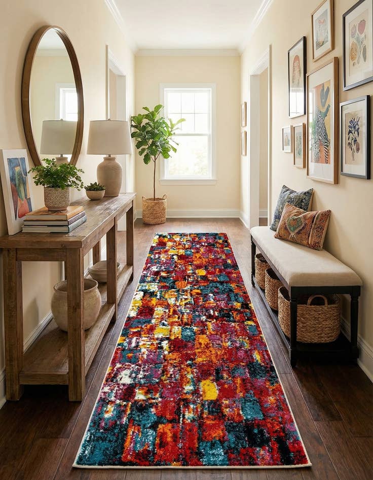 Detail image of 2' 7 x 10' Florence Runner Rug