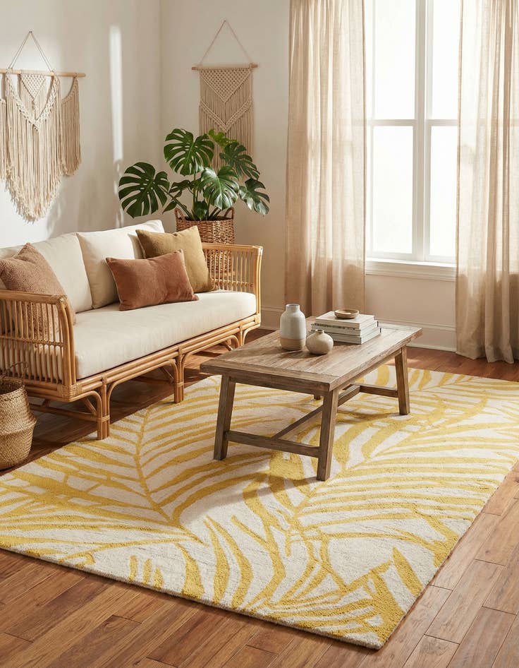 Detail image of 4' x 6' Agra Wool Rug