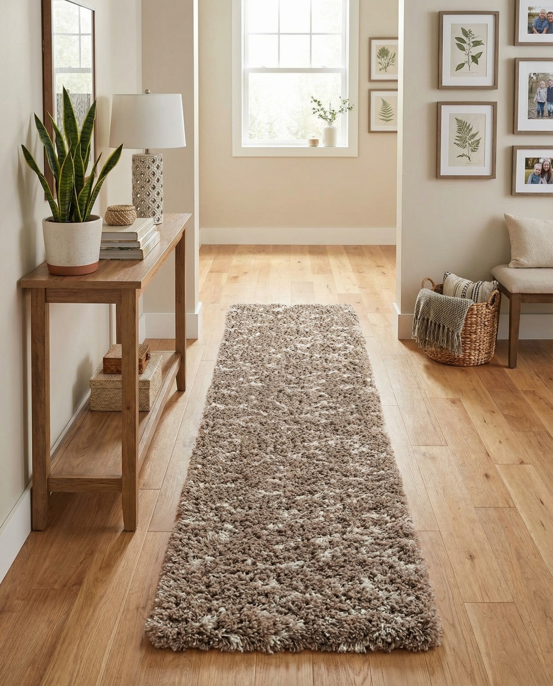  2' 7 x 12' Infinity Shag Runner Rug