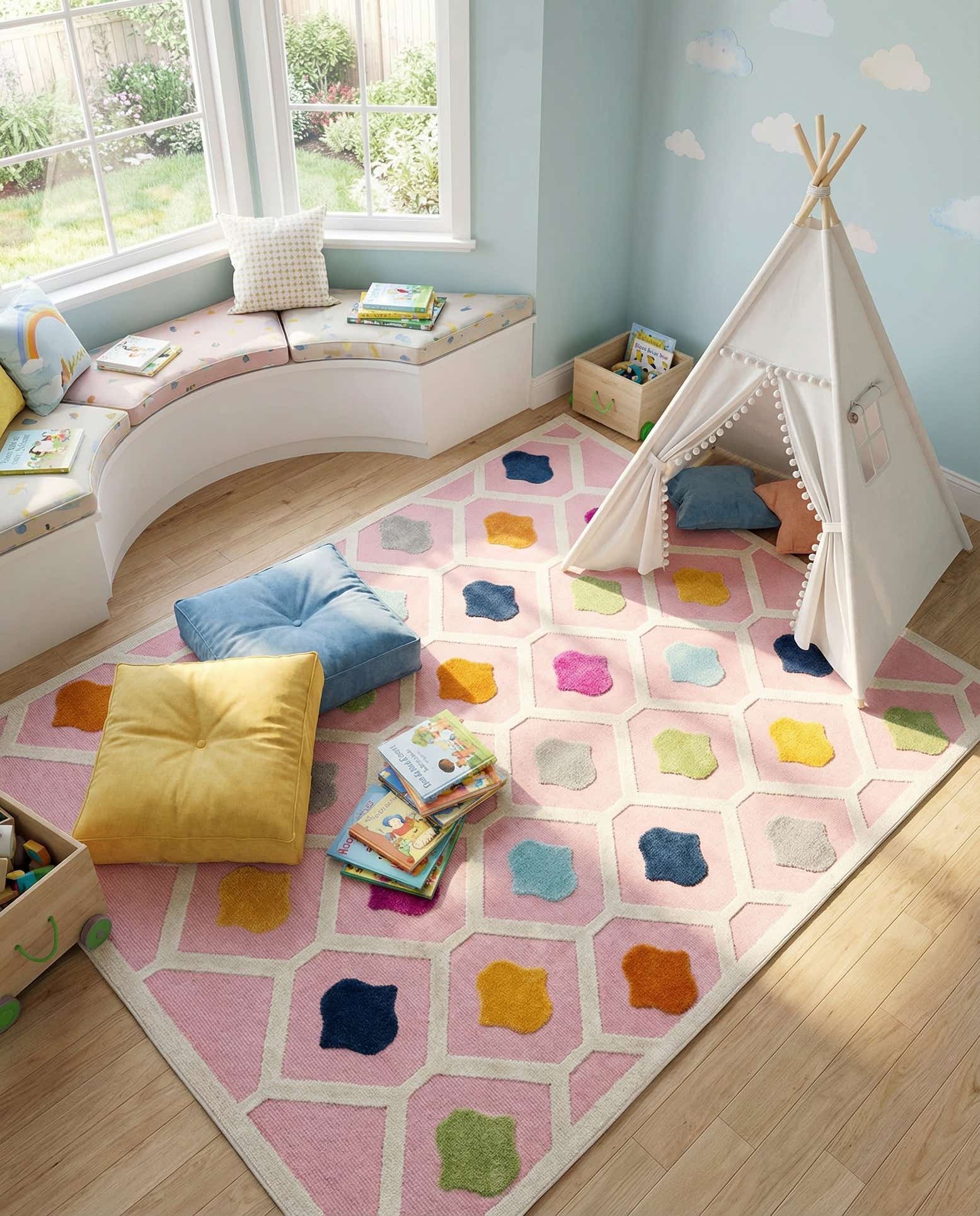 7' 10 x 10' Easy-Clean Aruba Indoor / Outdoor Rug