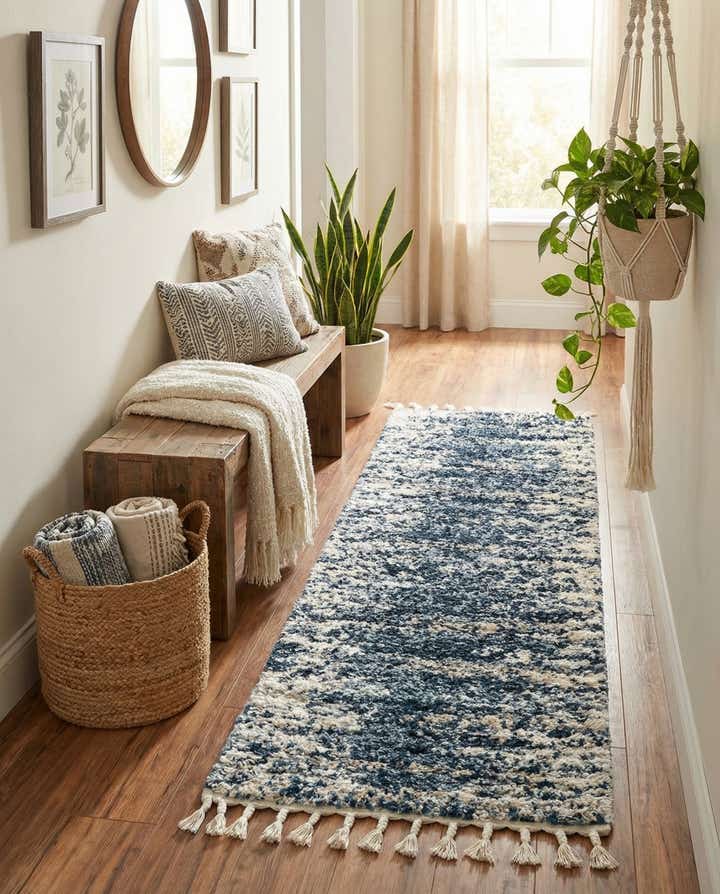 2' x 6' Serenity Shag Runner Rug