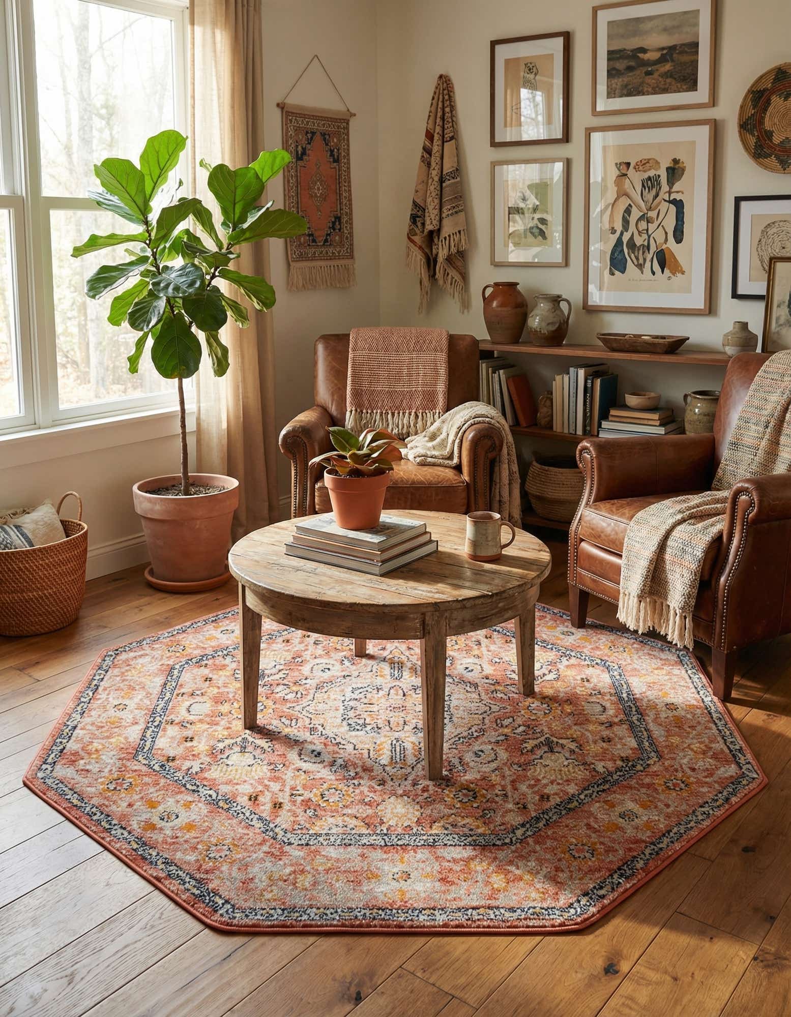 Primary image 5' x 5' Lola Octagon Rug