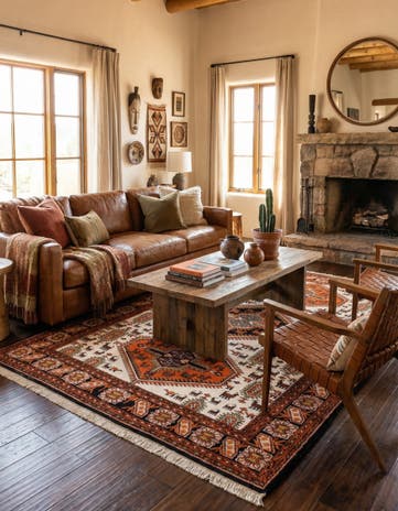 6' 8 x 10' Hand Knotted Shiraz Wool Rug