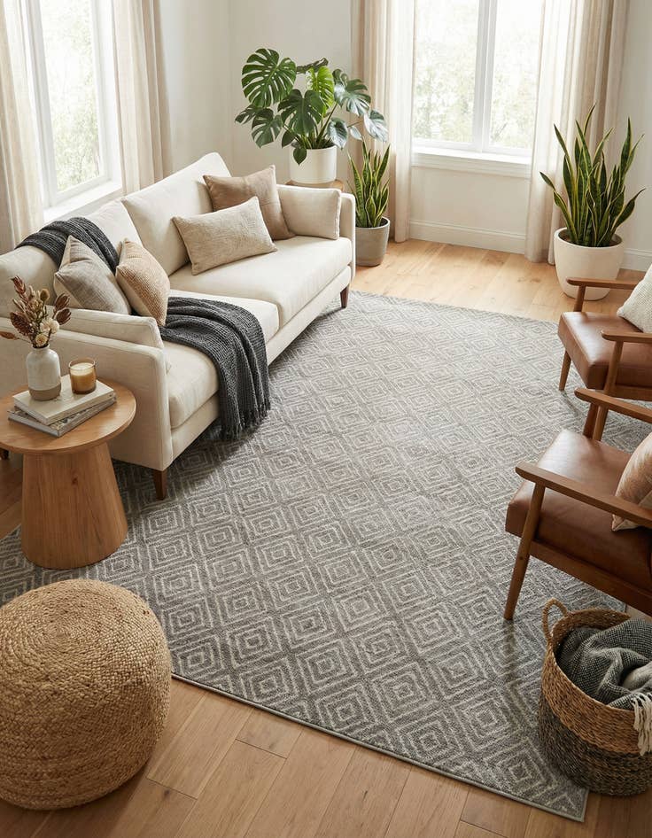 Detail image of  9' x 12'  Washable Sabrina Soto Indoor / Outdoor Rug