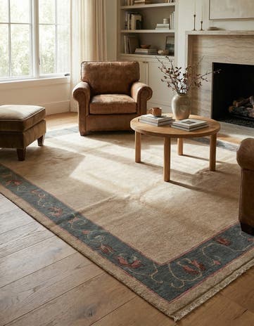 8' 6 x 11' 5 Hand Knotted Tibet Wool Rug