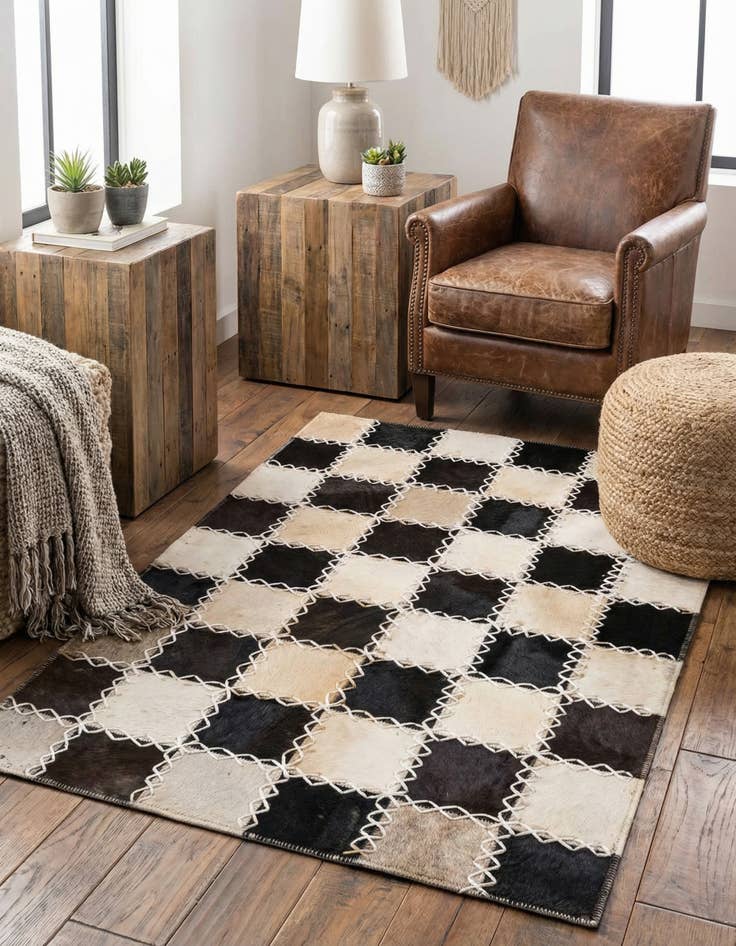 Detail image of  2' x 3' Cowhide Rug