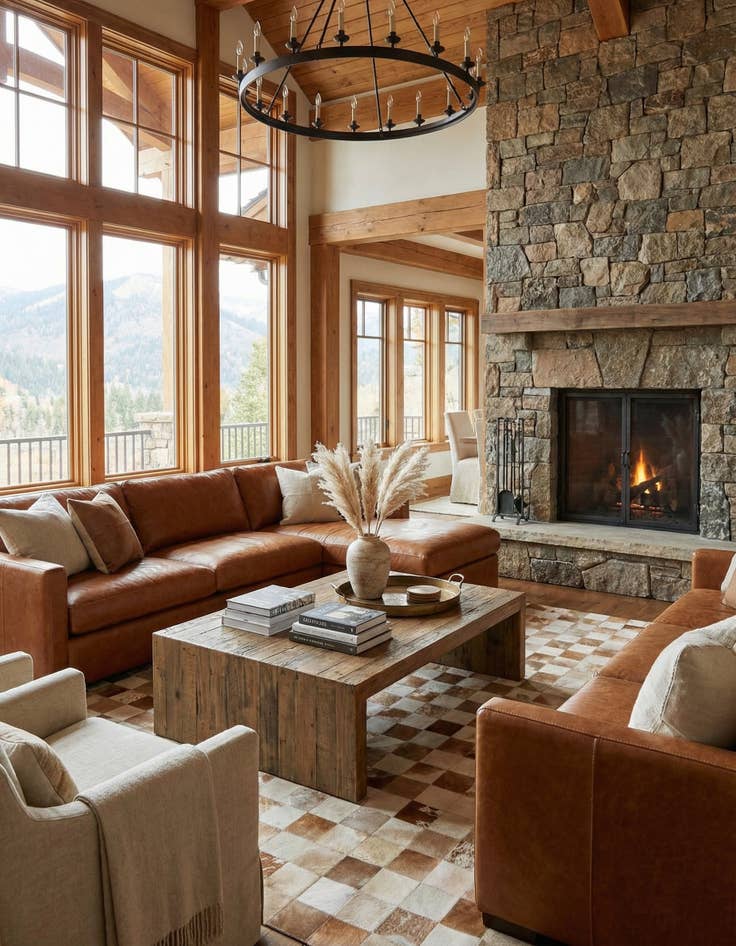 Detail image of  8' 2 x 9' 11 Cowhide - Patchwork Rug