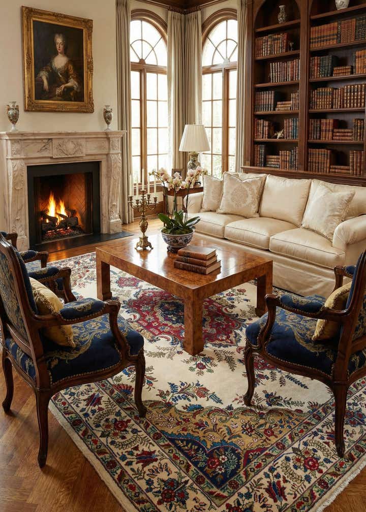 8' 2 x 11' 4 Hand Knotted Tabriz Persian Wool Rug