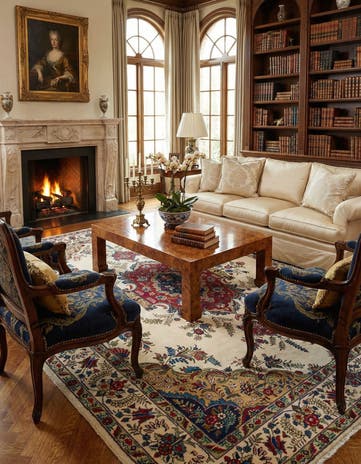 8' 2 x 11' 4 Hand Knotted Tabriz Persian Wool Rug