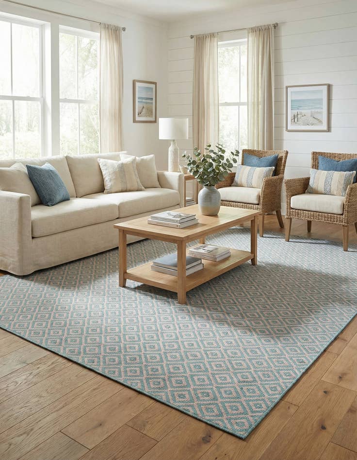 Detail image of 9' x 12'  Washable Jill Zarin Costa Rica Indoor / Outdoor Rug