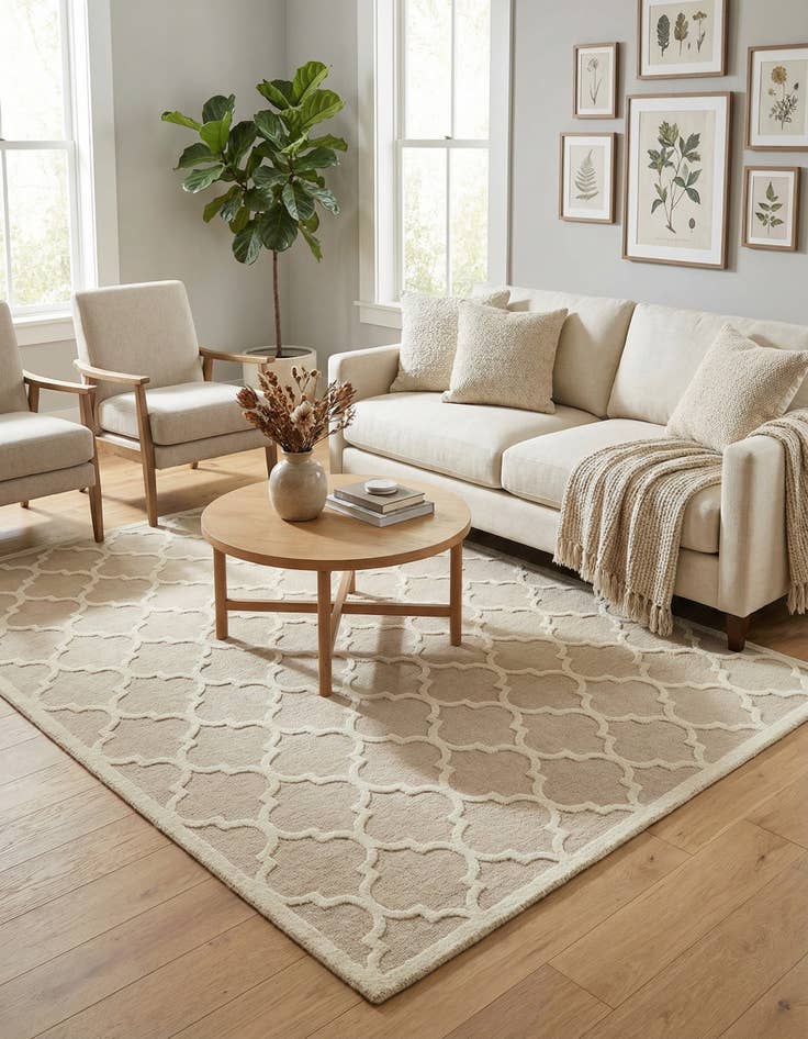 Detail image of 5' 1 x 7' 7 Luna Rug