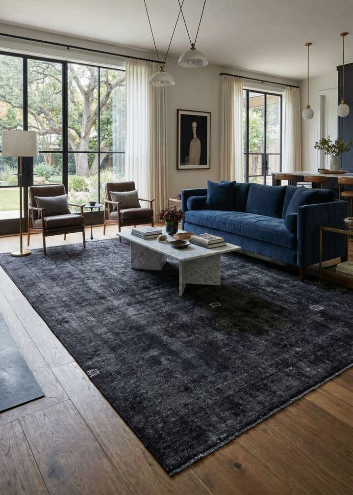 8' 10 x 12' 6 Hand Knotted Ultra Vintage Persian Wool Rug