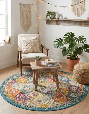 4' x 4' Madeline Round Rug