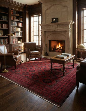 6' 10 x 10' Hand Knotted Khal Mohammadi Wool Rug