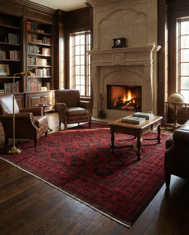 Detail image of 6' 10 x 10' Hand Knotted Khal Mohammadi Wool Rug