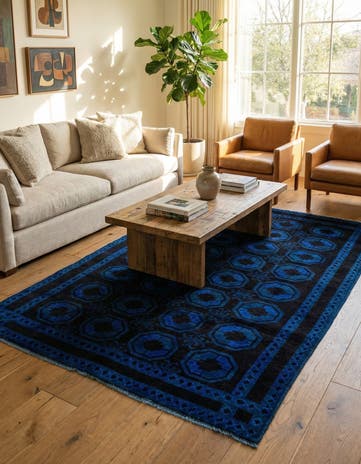 5' 2 x 8' 2 Hand Knotted Ultra Vintage Wool Rug