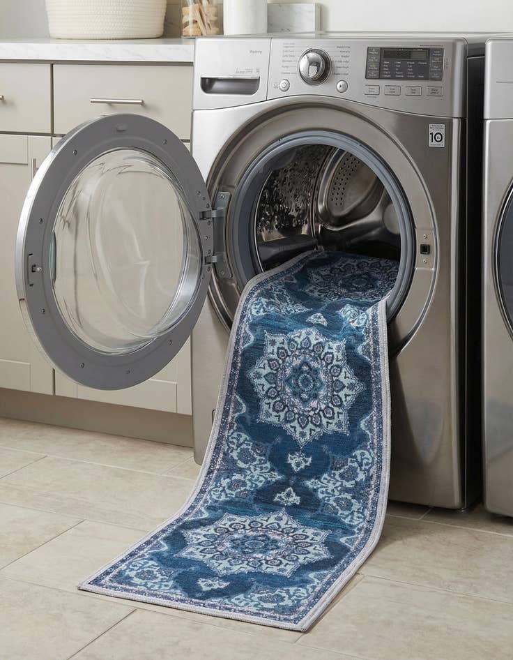 Detail image of 2' x 10'  Washable Renaissance Runner Rug